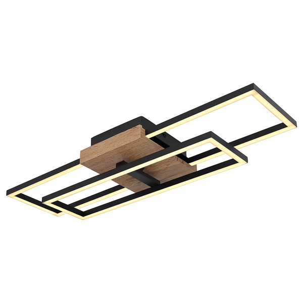 Deckenleuchte Kendra Typ A - Eisen / Acrylglas - 1-flammig