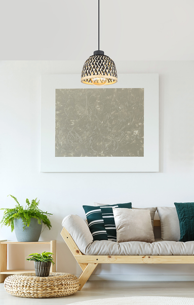 Pendelleuchte Colly Typ B - Eisen / Acrylglas - 1-flammig - Durchmesser: 20 cm