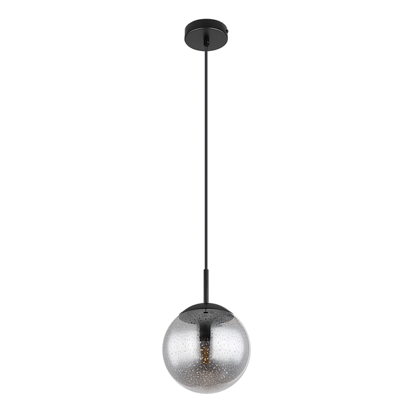 Pendelleuchte Samos Typ A - Farbglas / Eisen - 1-flammig - Durchmesser: 20 cm