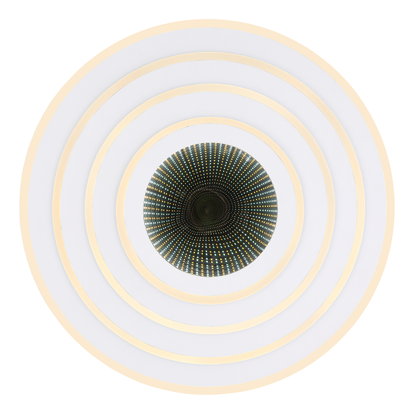 Deckenleuchte Jocelyn - Eisen / Acrylglas - 1-flammig