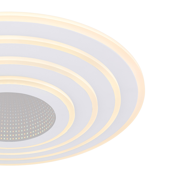 Deckenleuchte Jocelyn - Eisen / Acrylglas - 1-flammig