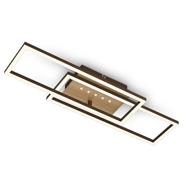 LED-Deckenleuchte Arruda - Aluminium / Polypropylen - Gold