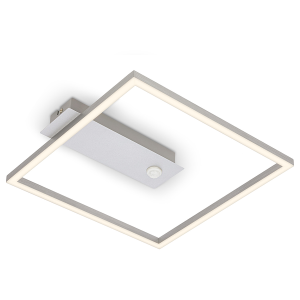 LED-Deckenleuchte Figa Sensor 1-flammig - Aluminium / Polypropylen - Silber