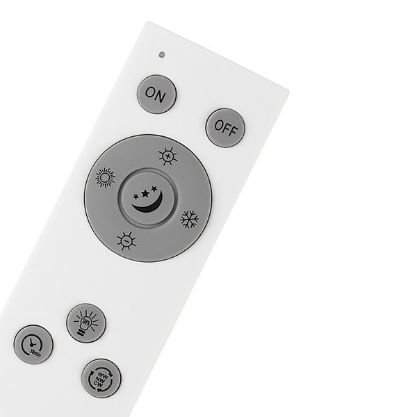 LED-Deckenleuchte Ciladas 2-flammig - Aluminium / Polypropylen - Silber