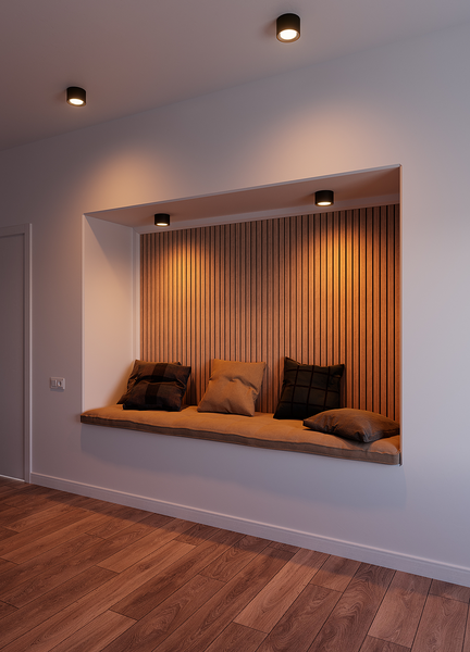 LED-Badleuchte Landon Smart - Stahl / PVC - 1-flammig - Schwarz - 13 x 8 cm