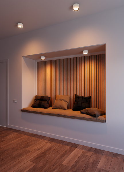 LED-Badleuchte Landon Smart - Stahl / PVC - 1-flammig - Weiß - 13 x 8 cm