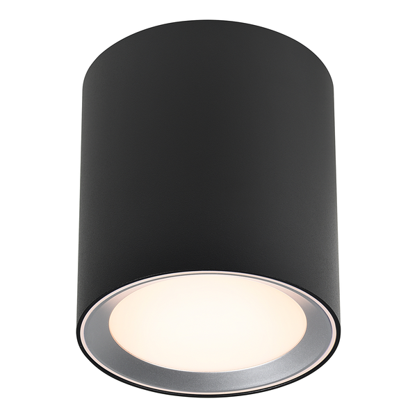 LED-Badleuchte Landon - Stahl / PVC - 1-flammig - Schwarz - 13 x 14 cm