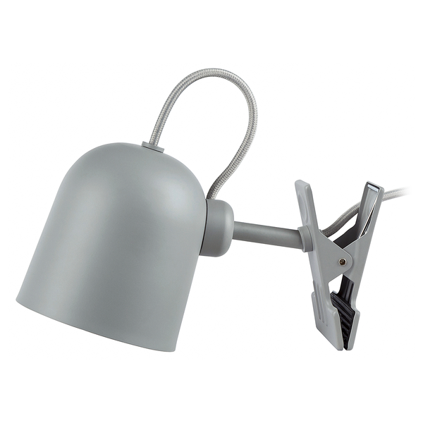 Klemmleuchte Angle - Stahl / PVC - 1-flammig - Grau