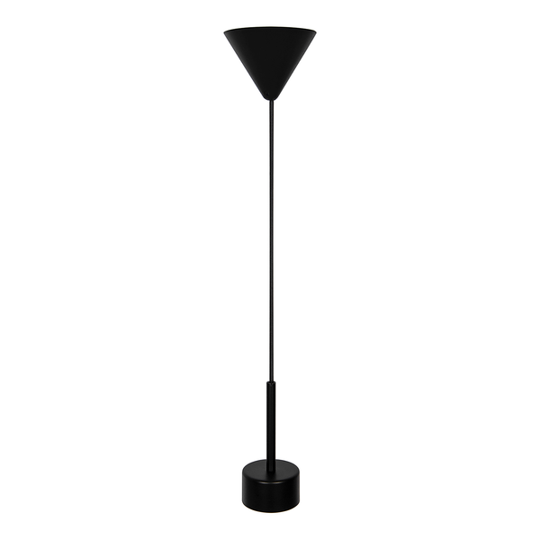 Pendelleuchte Clyde 1-flammig - Stahl / PVC - Schwarz