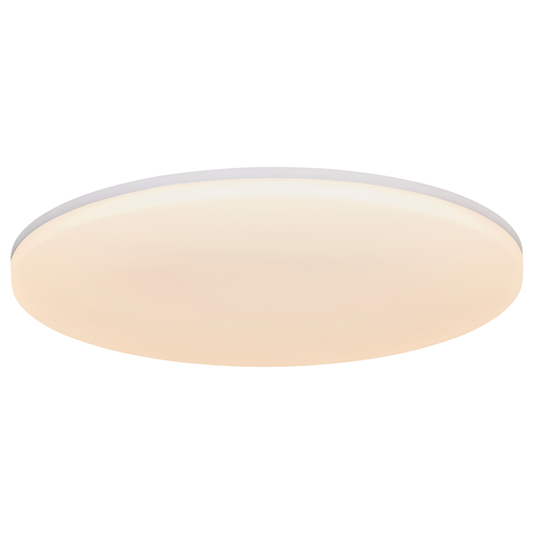 LED-Deckenleuchte Vic - PVC - Weiß - 1-flammig