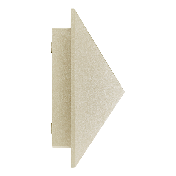 Wandleuchte Pontio - Aluminium - 2-flammig - Beige