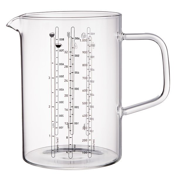 Messbecher RECIPE - Glas - Transparent