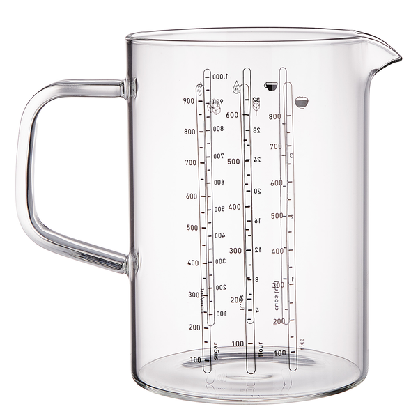 Messbecher RECIPE - Glas - Transparent