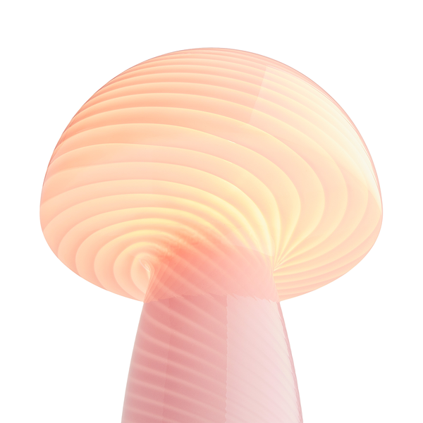 Tischleuchte FUNGI TOWN - Farbglas - Rosa