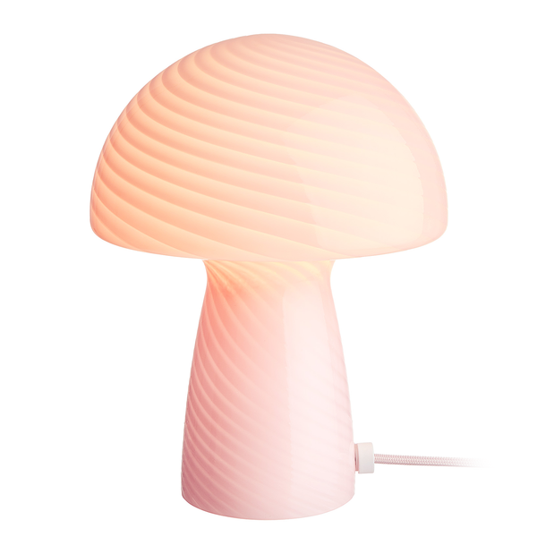 Tischleuchte FUNGI TOWN - Farbglas - Rosa