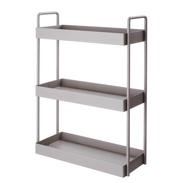 Regal SIDELINE mit 3 Böden - Metall - Taupe