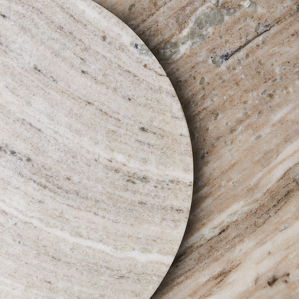 Marmorplatte MARBLE - Marmor - Grau - Grau