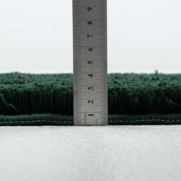 Badvorleger Cozy Bath Uni - Polyester - Grün - Grün - 60 x 100 cm