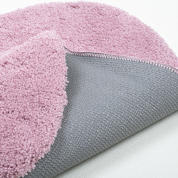 Badvorleger Cozy Bath Uni Oval - Polyester - Rosa - Rosa