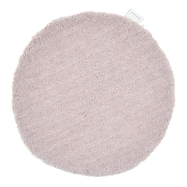 Badvorleger Cozy Bath Uni Rund - Polyester - Beige - Beige - Durchmesser: 60 cm