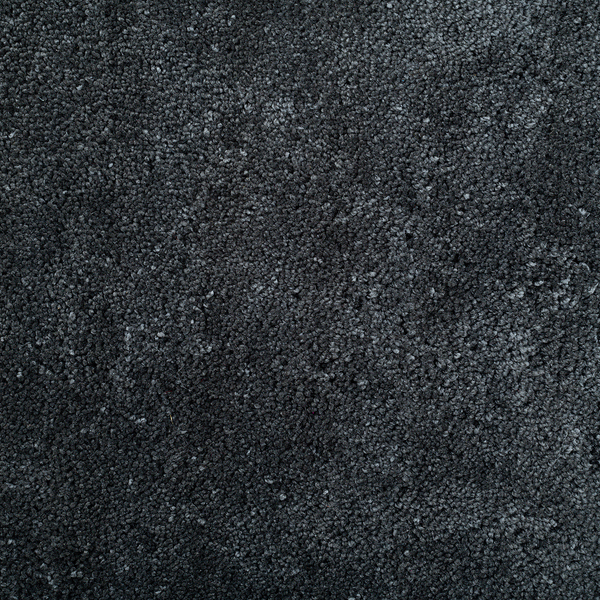 Badvorleger Cozy Bath Uni Oval - Polyester - Anthrazit - Anthrazit