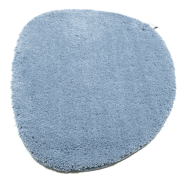 Badvorleger Cozy Bath Uni Oval - Polyester - Hellblau - Hellblau