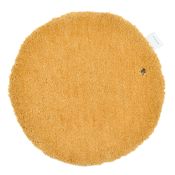 Badvorleger Cozy Bath Uni Rund - Polyester - Gold - Gold - Durchmesser: 60 cm