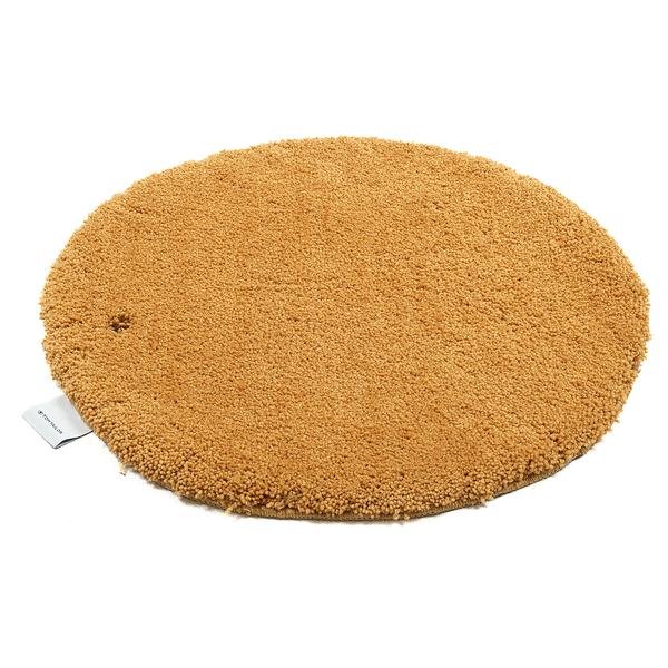 Badvorleger Cozy Bath Uni Rund - Polyester - Gold - Gold - Durchmesser: 60 cm