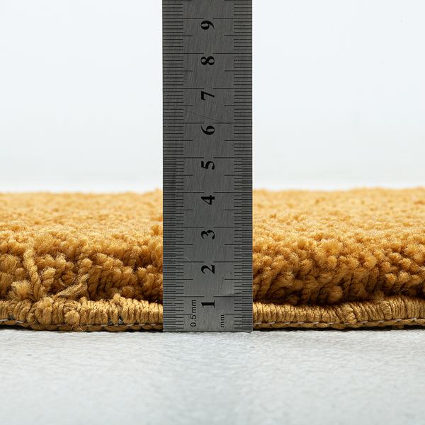 Badvorleger Cozy Bath Uni Rund - Polyester - Gold - Gold - Durchmesser: 60 cm