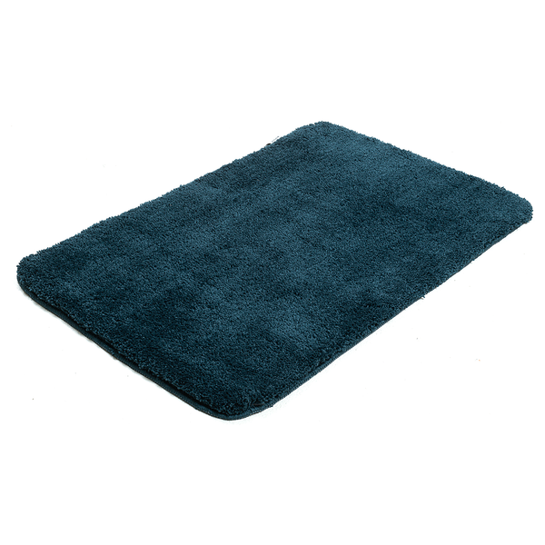 Badvorleger Cozy Bath Uni - Polyester - Petrol - Petrol - 60 x 100 cm