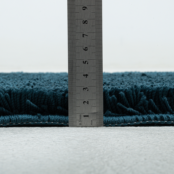 Badvorleger Cozy Bath Uni - Polyester - Petrol - Petrol - 60 x 100 cm