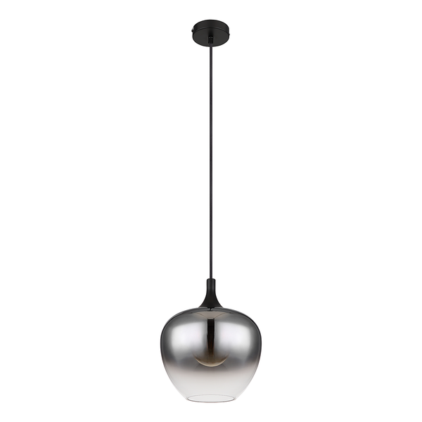 Pendelleuchte Maxy Typ B - Farbglas / Eisen - Durchmesser: 24 cm