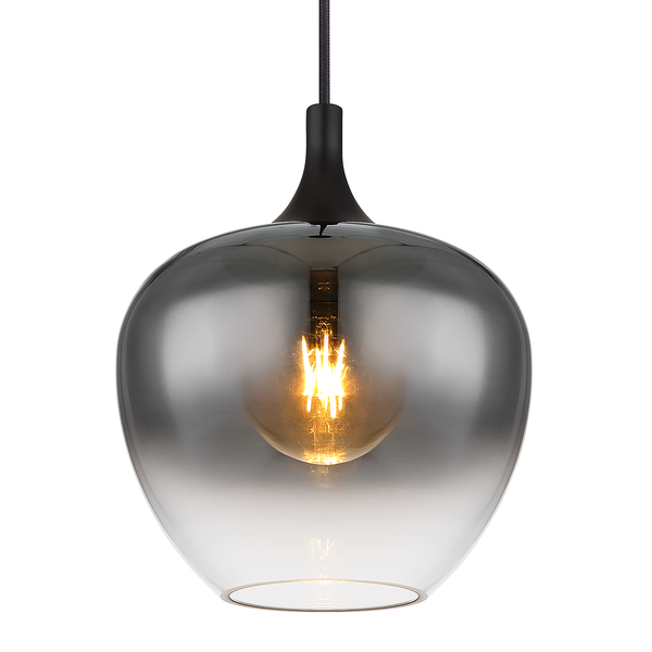 Pendelleuchte Maxy Typ B - Farbglas / Eisen - Durchmesser: 24 cm