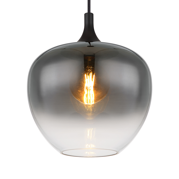 Pendelleuchte Maxy Typ B - Farbglas / Eisen - Durchmesser: 29 cm