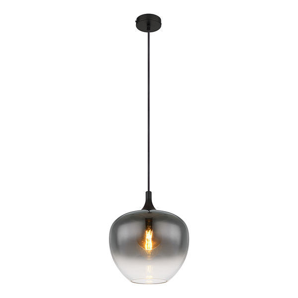Pendelleuchte Maxy Typ B - Farbglas / Eisen - Durchmesser: 29 cm