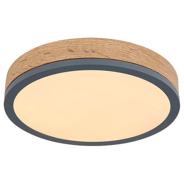 LED-Deckenleuchte Doro Typ B - Acrylglas / Eisen - 1-flammig - Durchmesser: 30 cm