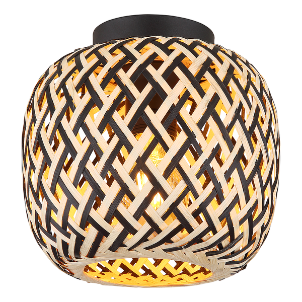 Deckenleuchte Colly - Bambus massiv / Eisen - 1-flammig