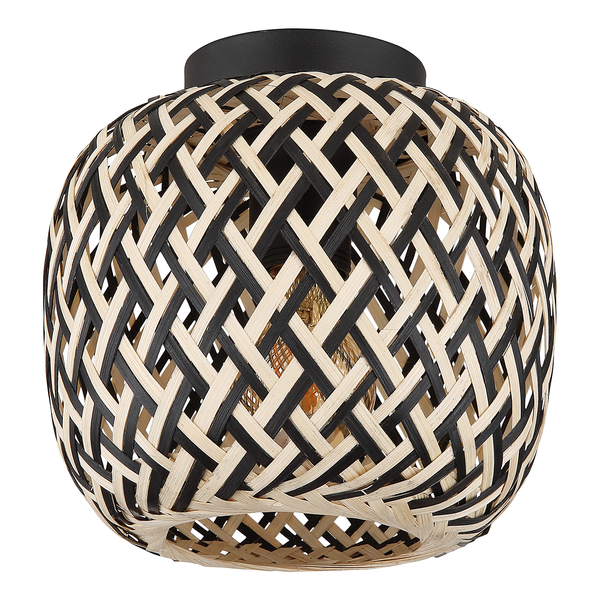 Deckenleuchte Colly - Bambus massiv / Eisen - 1-flammig