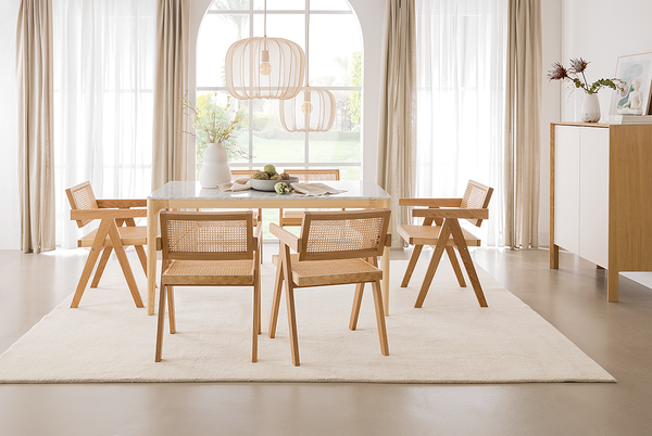 Hängeleuchte AMAL - Eisen / Polyester - 1-flammig - Beige - Durchmesser: 40 cm