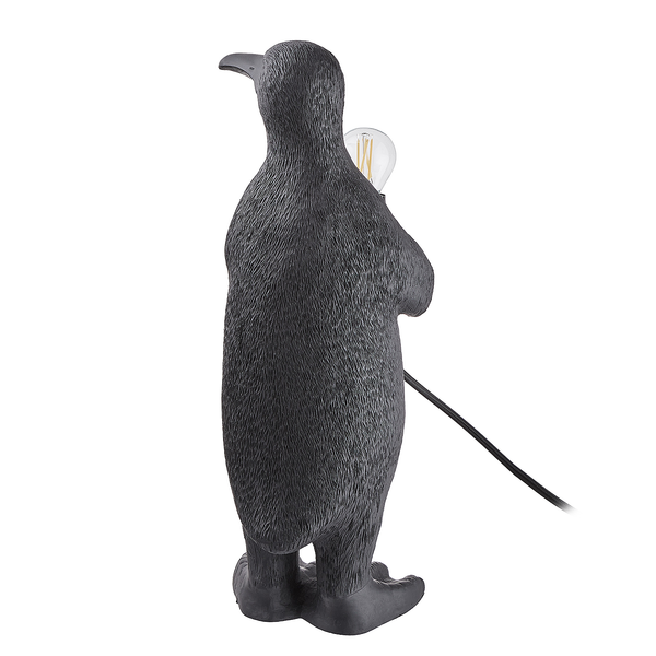 Tischleuchte RINALDO Pinguin - Polyresin / Eisen - 1-flammig - Höhe: 41 cm