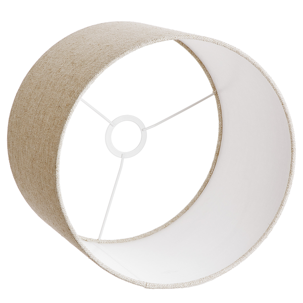 Lampenschirm TANA - Leinen / Viskose / Eisen - Durchmesser: 30 cm