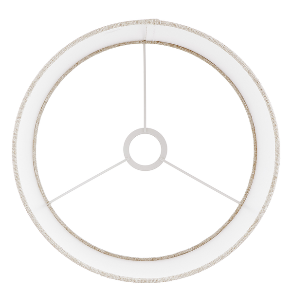 Lampenschirm TANA - Leinen / Viskose / Eisen - Durchmesser: 30 cm