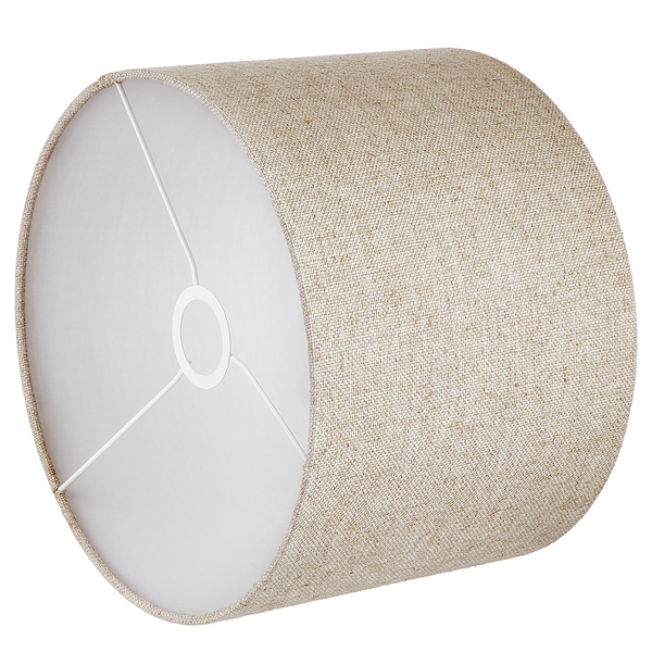 Lampenschirm TANA - Leinen / Viskose / Eisen - Durchmesser: 30 cm