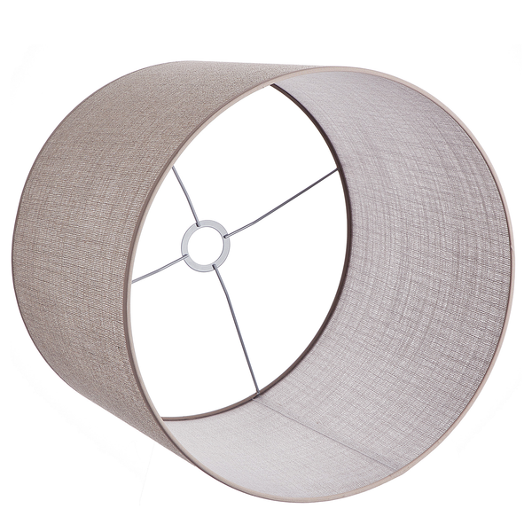 Lampenschirm TANA - Polyester / Polyacryl - Braun
