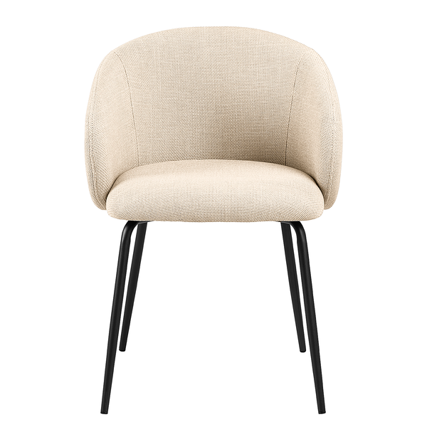 Armlehnenstuhl Skallo 2er-Set - Beige - Beige