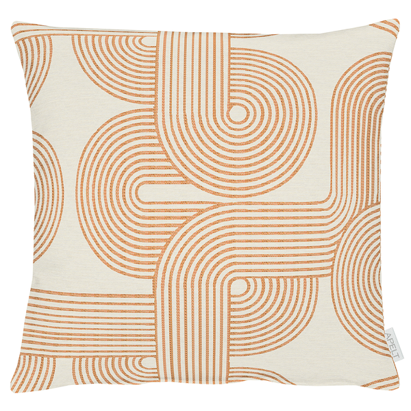 Dekokissen Nova - Polyester / Viskose - 45 x 45 cm - Orange