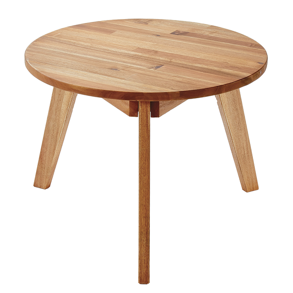 Beistelltisch ROPE ISLAND - Akazienholz - Durchmesser: 50 cm