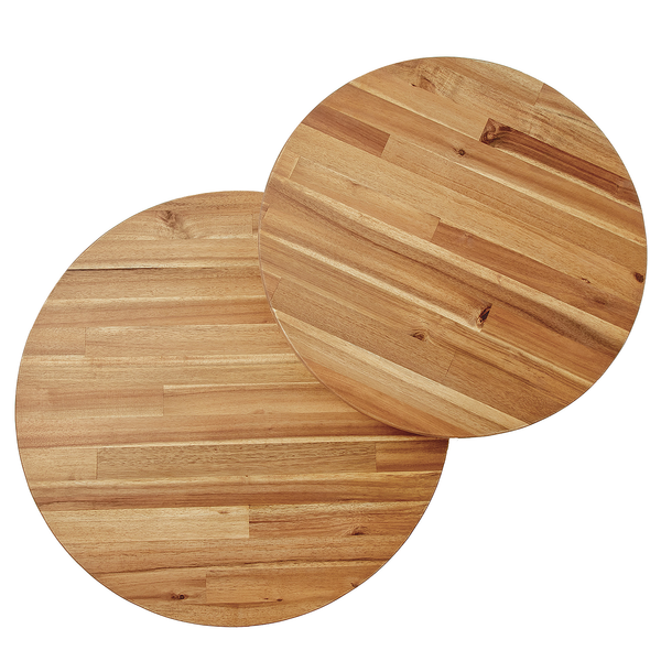 Beistelltisch ROPE ISLAND - Akazienholz - Durchmesser: 50 cm