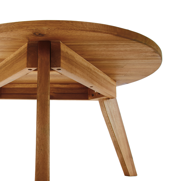 Beistelltisch ROPE ISLAND - Akazienholz - Durchmesser: 57 cm