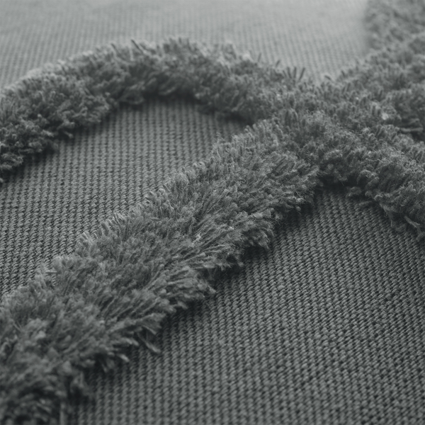 Kissenbezug Join - Polyester / Baumwolle - Grau